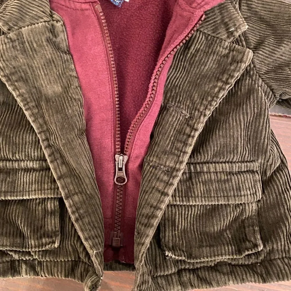 Old Navy green corduroy